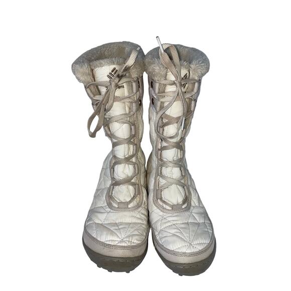 Columbia Minx Mid II Omni-Heat Women’s Winter Boots White Lace Up Sz 9 EU 40 - Picture 2 of 10